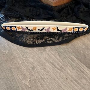 Halloween themed Polish Pottery Olive trey.